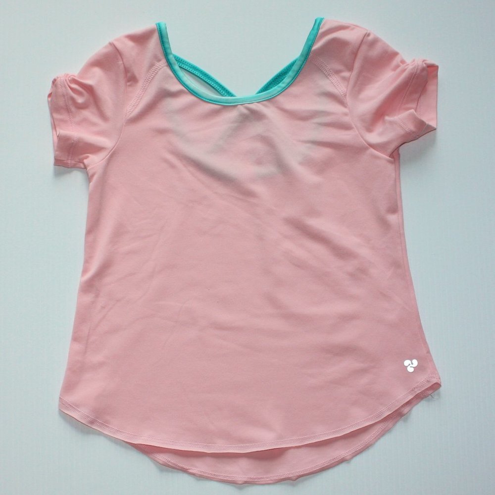 Triple Flip Boutique Girl's Millie Pink Tee Shirt Top size 7 8